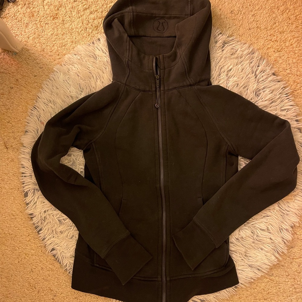 Black Lululemon Scuba Full Zip Hoodie